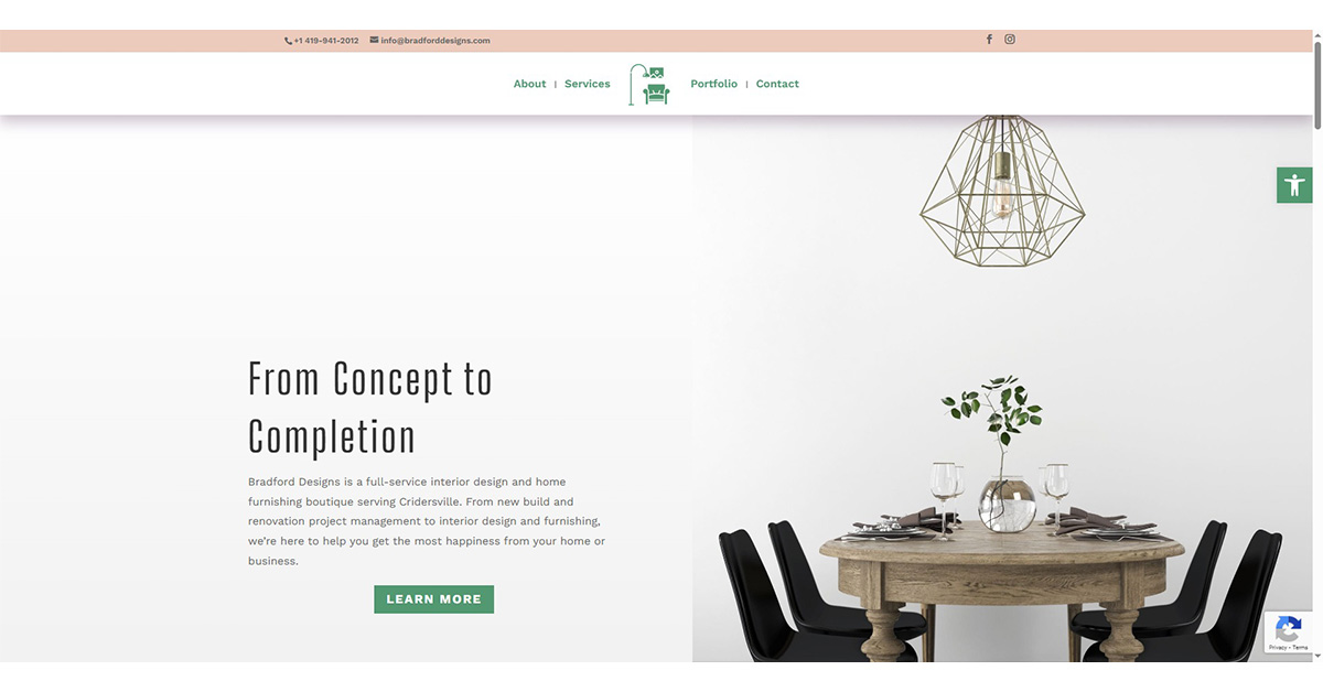 craftsman website example